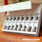 Board Game Set Four Classic Games Foldable Magnetic Closure