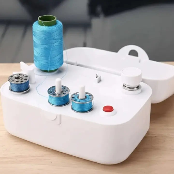 Bobbin Winder Portable Battery & Mains One-Button Auto Shut-Off