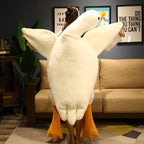 Body Pillow Extra Fluffy Goose Down Cotton Cover