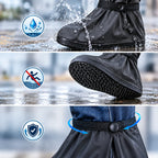 Boot Covers Waterproof PVC Treaded Sole