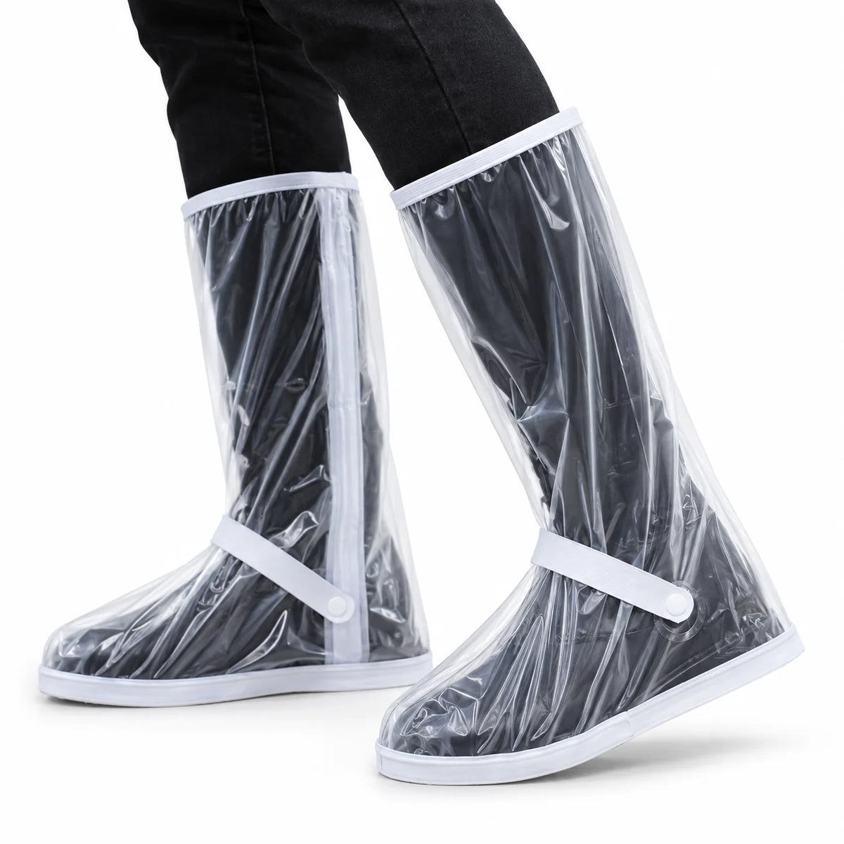 Boot Covers Waterproof PVC Treaded Sole