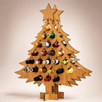 Bottle Holder Wooden 24-Slot Advent Calendar