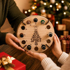 Bottle Holder Wooden 24-Slot Advent Calendar