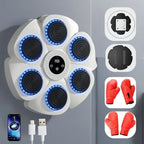 Boxing Trainer Wall-Mounted Bluetooth Music & Combo Tracking