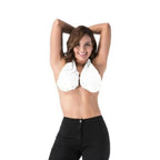 Bra Terry Fabric Absorbent Adjustable Open Back