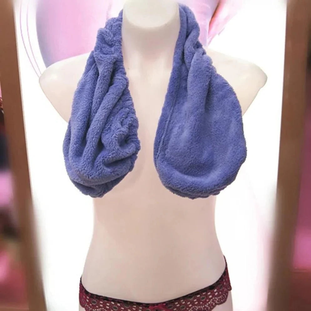 Bra Terry Fabric Absorbent Adjustable Open Back