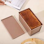 Bread Loaf Pan Set Non-Stick Two-Piece With Lids