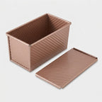 Bread Loaf Pan Set Non-Stick Two-Piece With Lids
