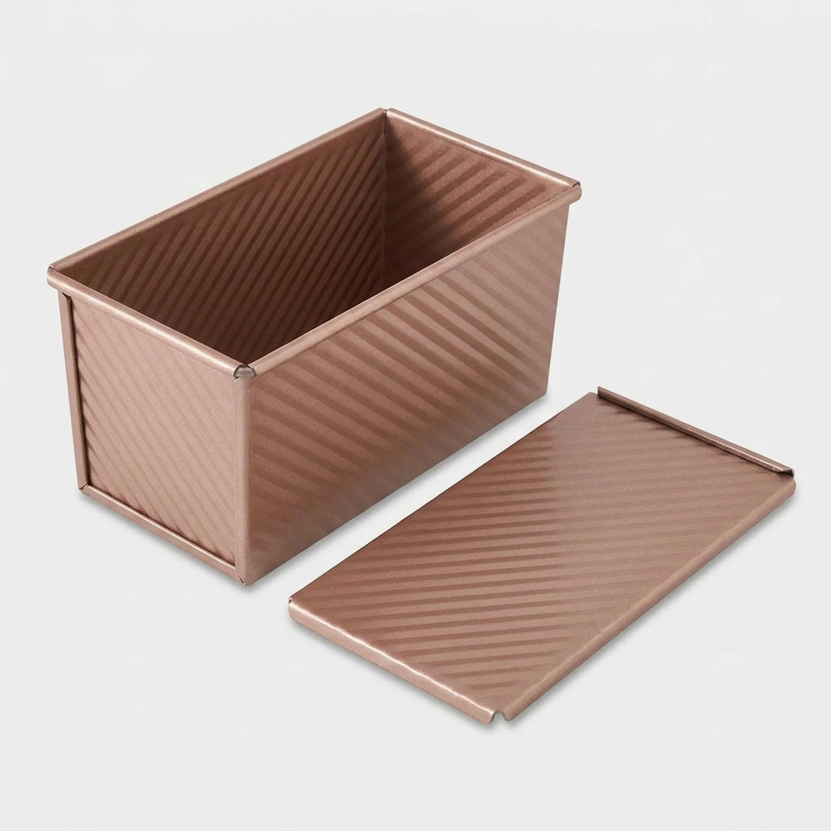 Bread Loaf Pan Set Non-Stick Two-Piece With Lids