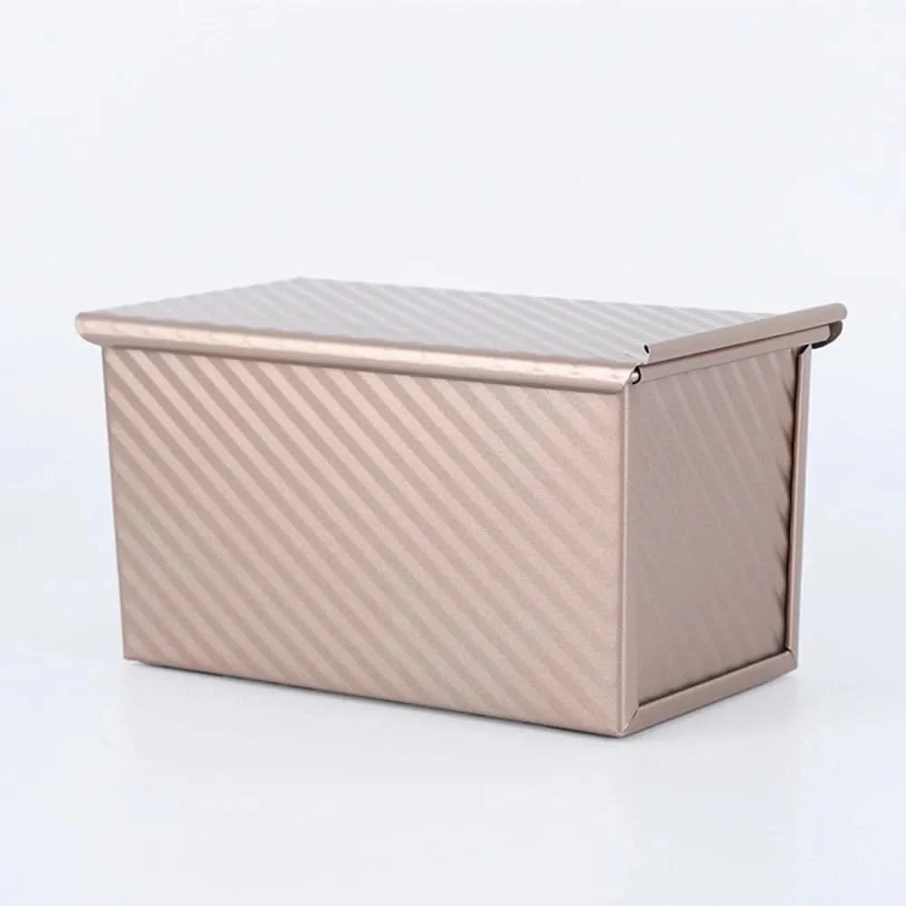 Bread Loaf Pan Set Non-Stick Two-Piece With Lids