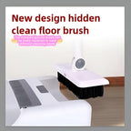 Broom And Dustpan Set Space-Saving Anti-Stick Soft Bristles
