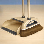 Broom and Dustpan Set Lightweight Plastic With Squeegee Option