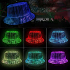 Bucket Hat Color-Changing LED Lightweight Polyester
