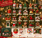 Building Block Advent Calendar 24 Mini Hanging Ornaments