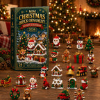 Building Block Advent Calendar 24 Mini Hanging Ornaments