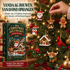Building Block Advent Calendar 24 Mini Hanging Ornaments