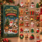 Building Block Advent Calendar 24 Mini Hanging Ornaments