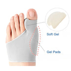 Bunion Corrector Adjustable Breathable Set of 2 Pairs