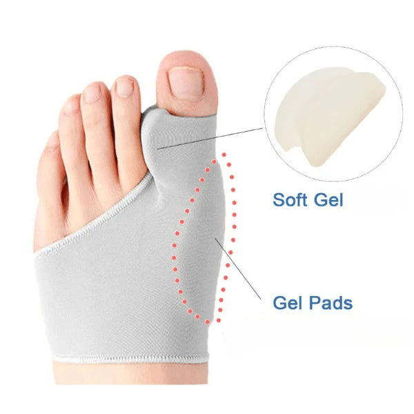 Bunion Corrector Adjustable Breathable Set of 2 Pairs