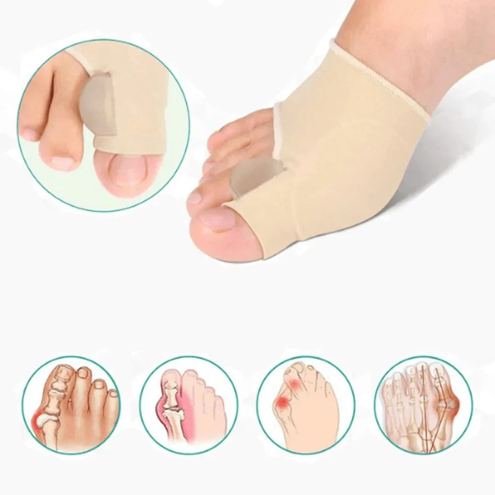 Bunion Corrector Adjustable Breathable Set of 2 Pairs