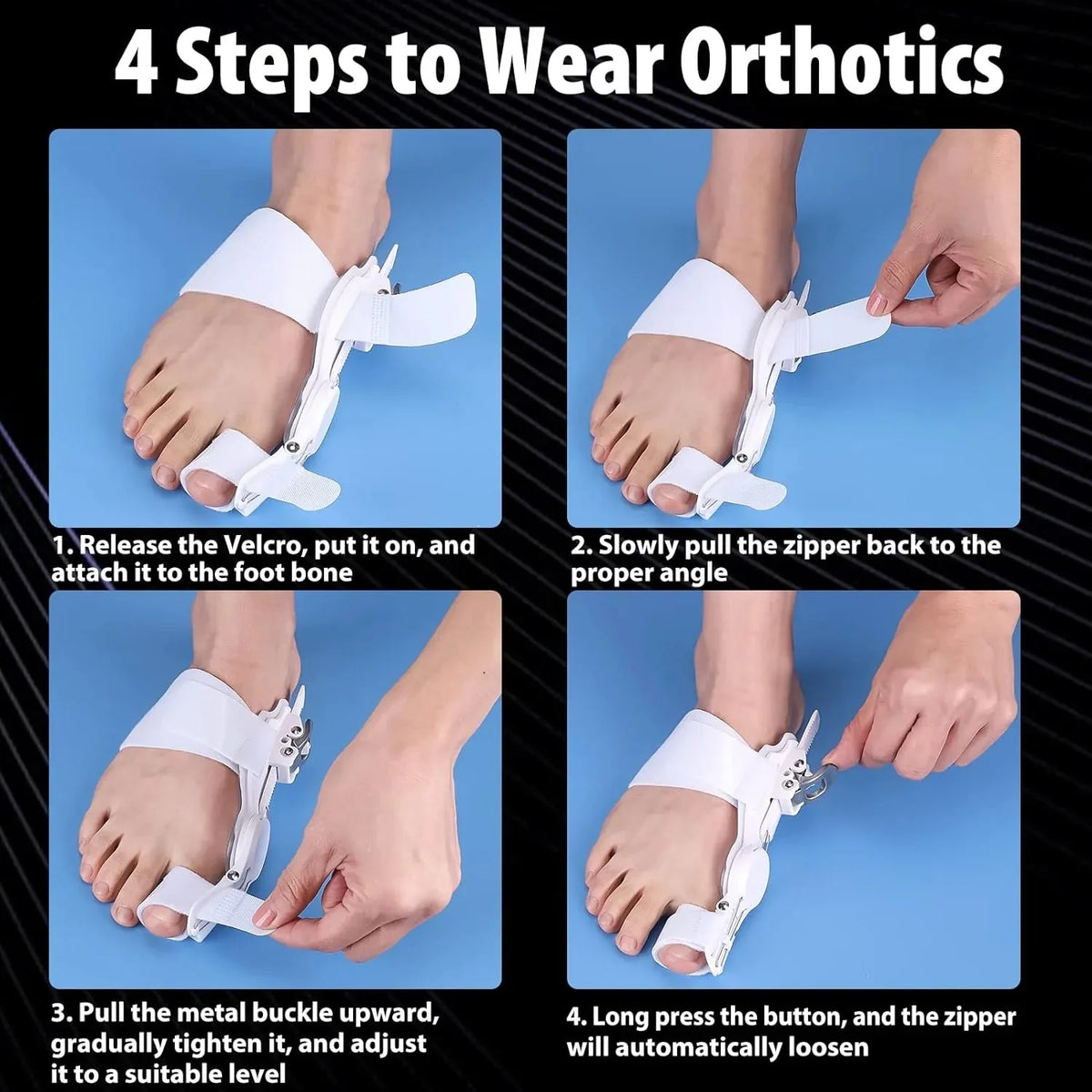 Bunion Splint Adjustable Soft Flexible Toe Support