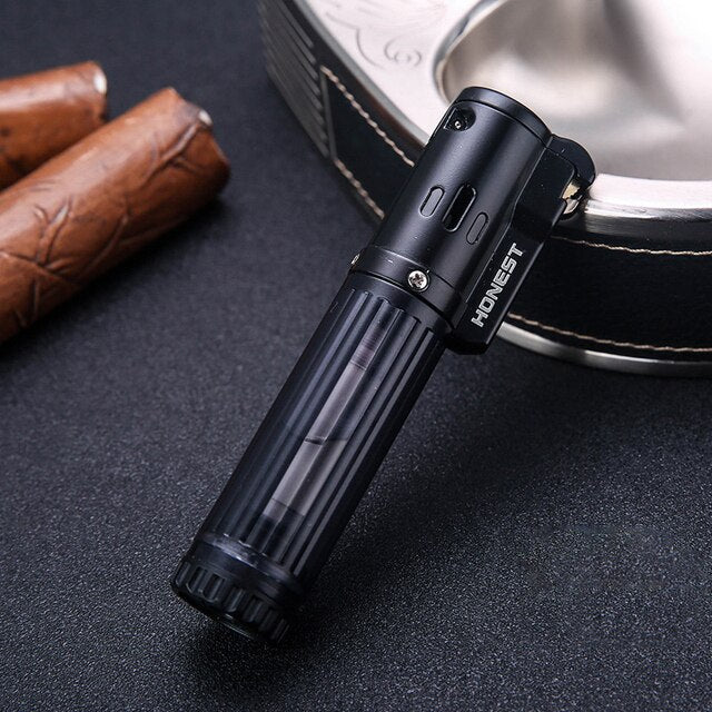Butane Lighter Turbo Flame Refillable Compact