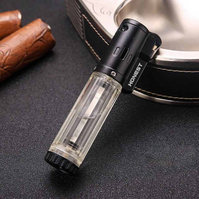 Butane Lighter Turbo Flame Refillable Compact