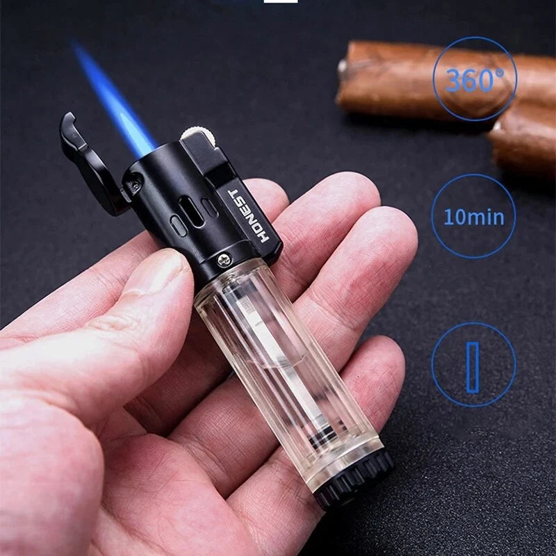 Butane Lighter Turbo Flame Refillable Compact