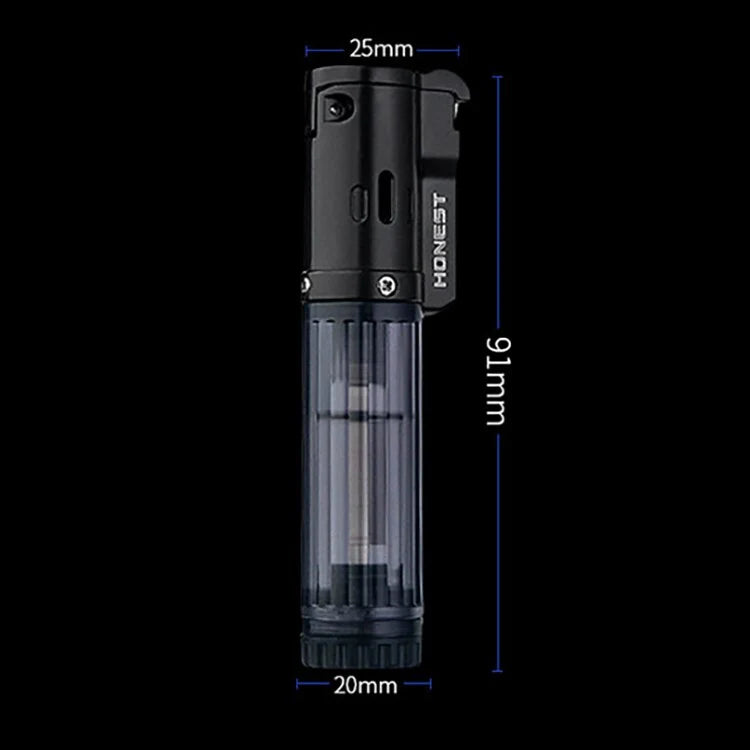 Butane Lighter Turbo Flame Refillable Compact