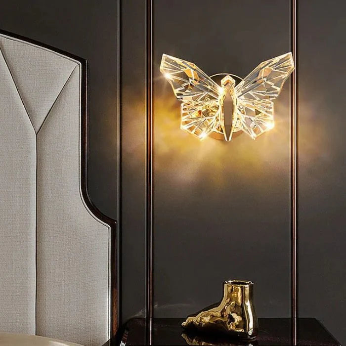 Butterfly Wall Light Three Color Options Soft Ambient Lighting