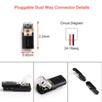 Cable Connector Set Tool-Free Insulated Stranded & Solid Wire