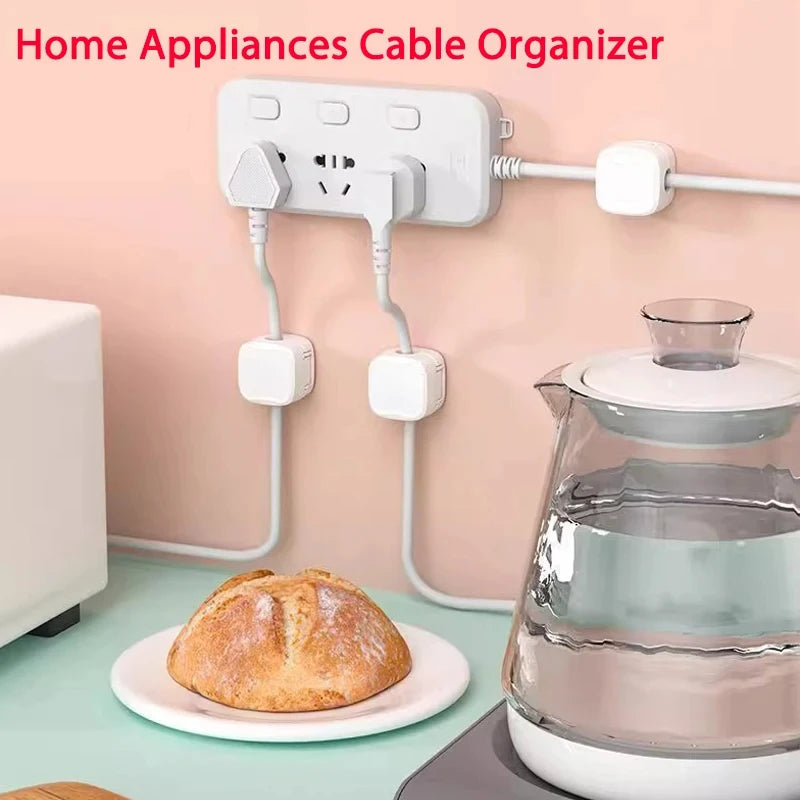 Cable Holders Magnetic Self-Adhesive 12-Pack