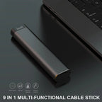 Cable Organizer & Card Reader Multi-Connector Phone Stand