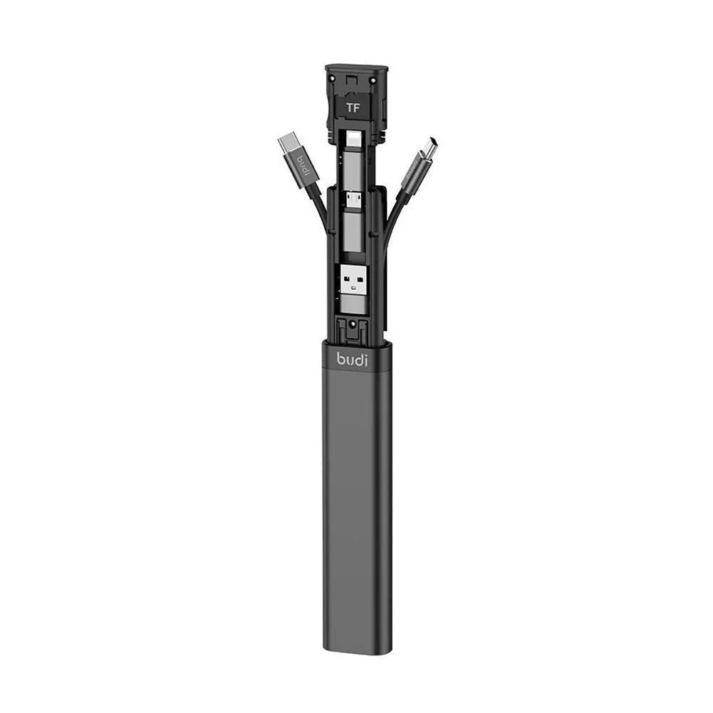 Cable Organizer & Card Reader Multi-Connector Phone Stand