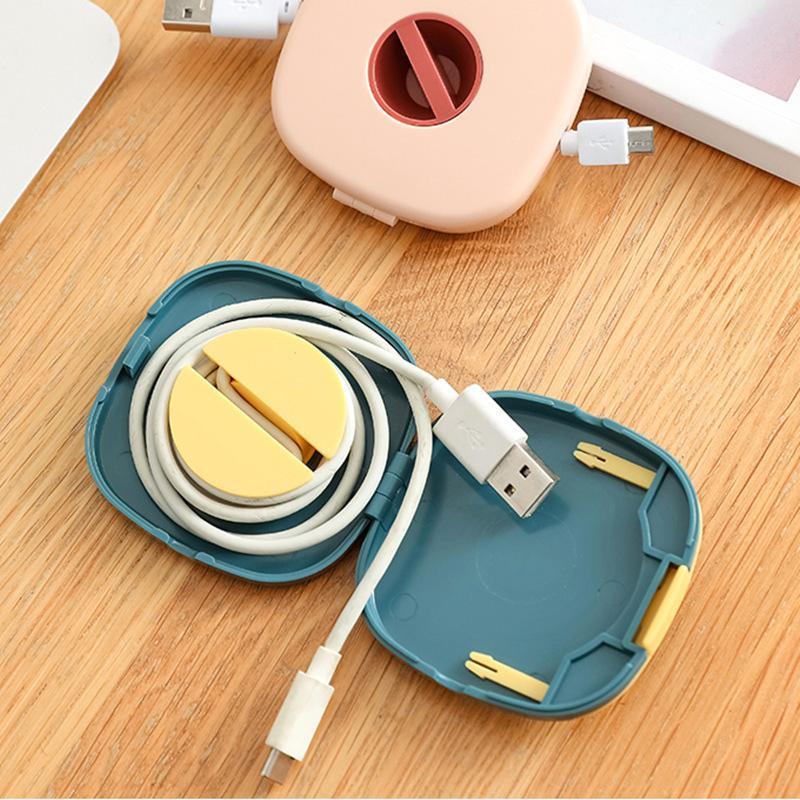 Cable Organizer Phone Stand & Kink-Free Winder