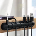 Cable Organizer Self-Adhesive Silicone Multi-Cable Holder