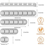 Cable Organizer Self-Adhesive Silicone Multi-Cable Holder