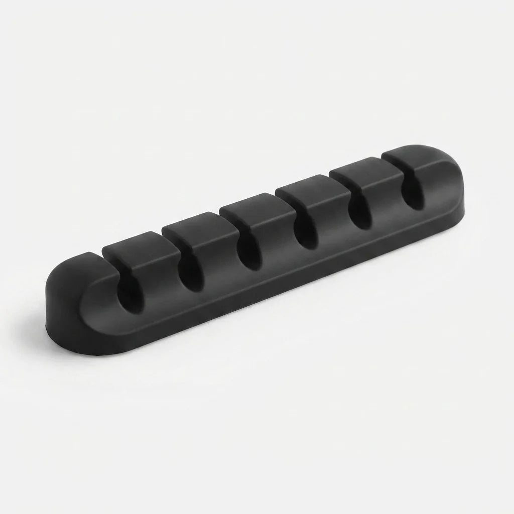Cable Organizer Self-Adhesive Silicone Multi-Cable Holder