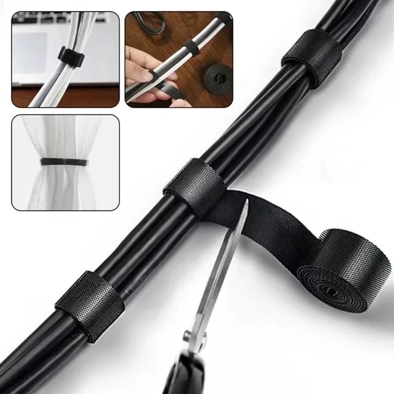 Cable Tie Roll Self-Adhesive Hook-and-Loop 5 Meter