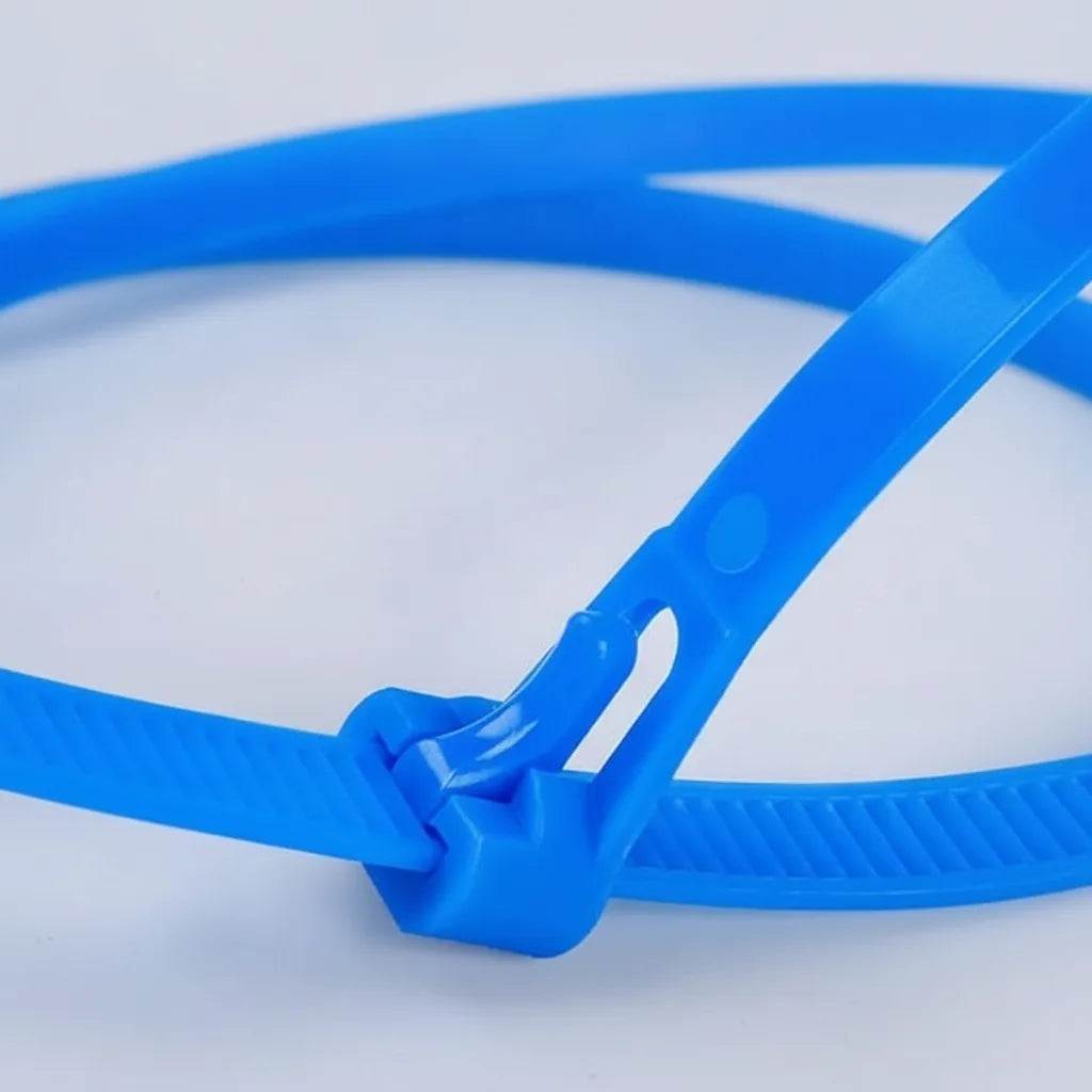 Cable Ties Releasable Nylon Multi-Color 100-Pack