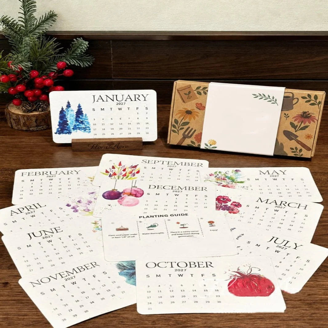 Calendar Plantable Seed Paper 2027