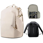 Camera Backpack Rear-Access Water-Repellent Customizable Dividers