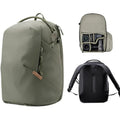 Camera Backpack Rear-Access Water-Repellent Customizable Dividers