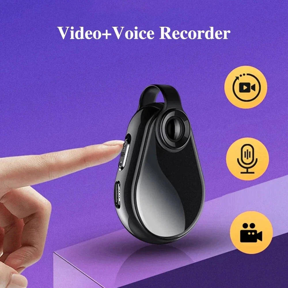 Camera Necklace 1080P Video & Audio One-Button Control