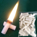 Camping Fire Starter Waterproof Waxed Cotton 60 Pack