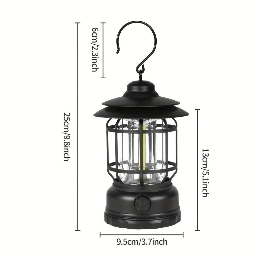 Camping Lantern Rechargeable Dimmable LED Up to 6 Hours