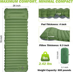 Camping Mat Self-Inflating 10cm Thick Connectable