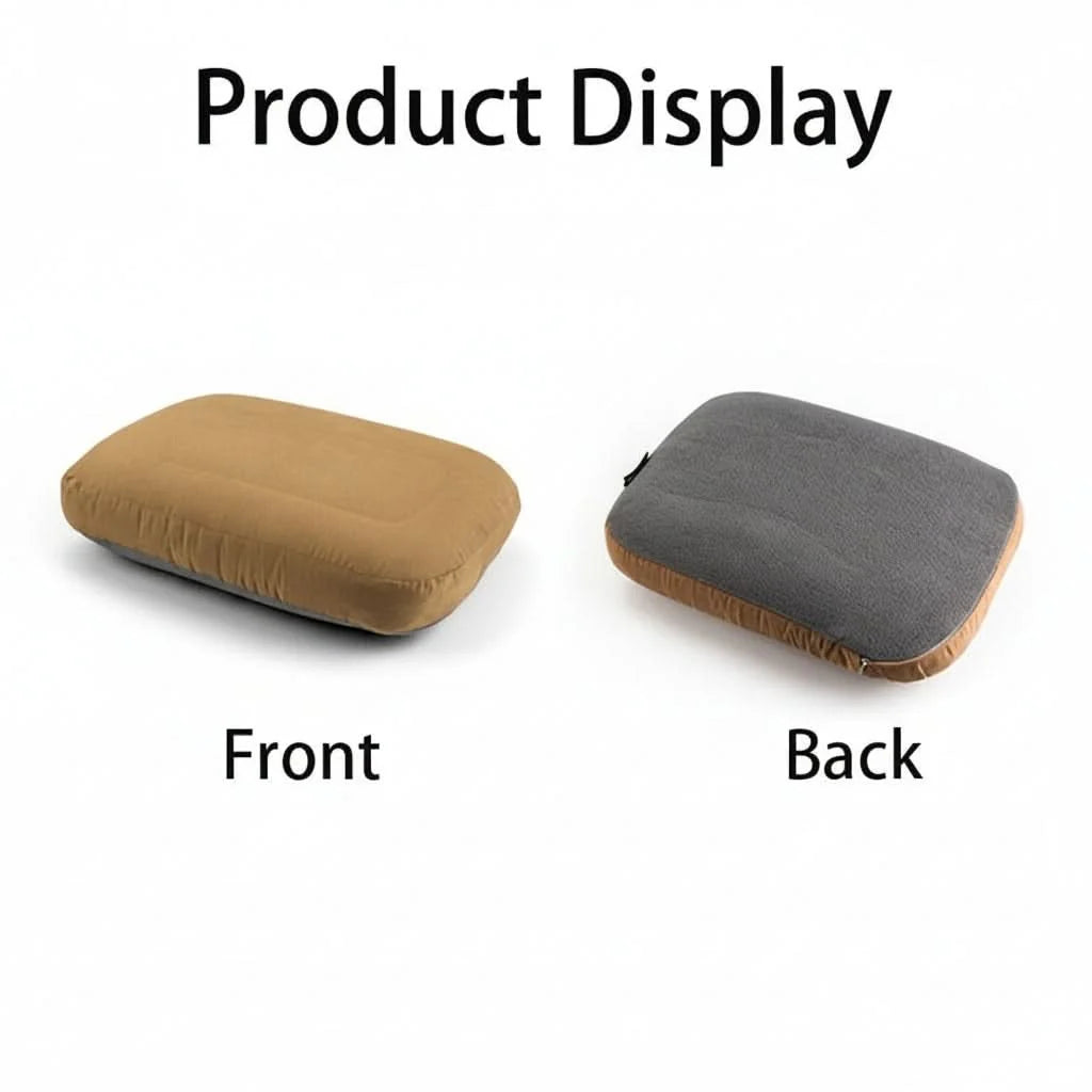Camping Pillow Memory Foam Neck Support
