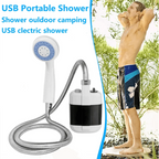 Camping Shower USB Rechargeable Foldable 20L One-Button Pump