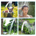 Camping Shower USB Rechargeable Foldable 20L One-Button Pump